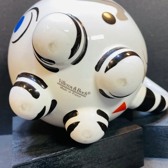 Villeroy & Boch ANIMAL PARK Jug Pitcher Made In France Rare 5 & 3/4” Tall EUC - Picture 9 of 11